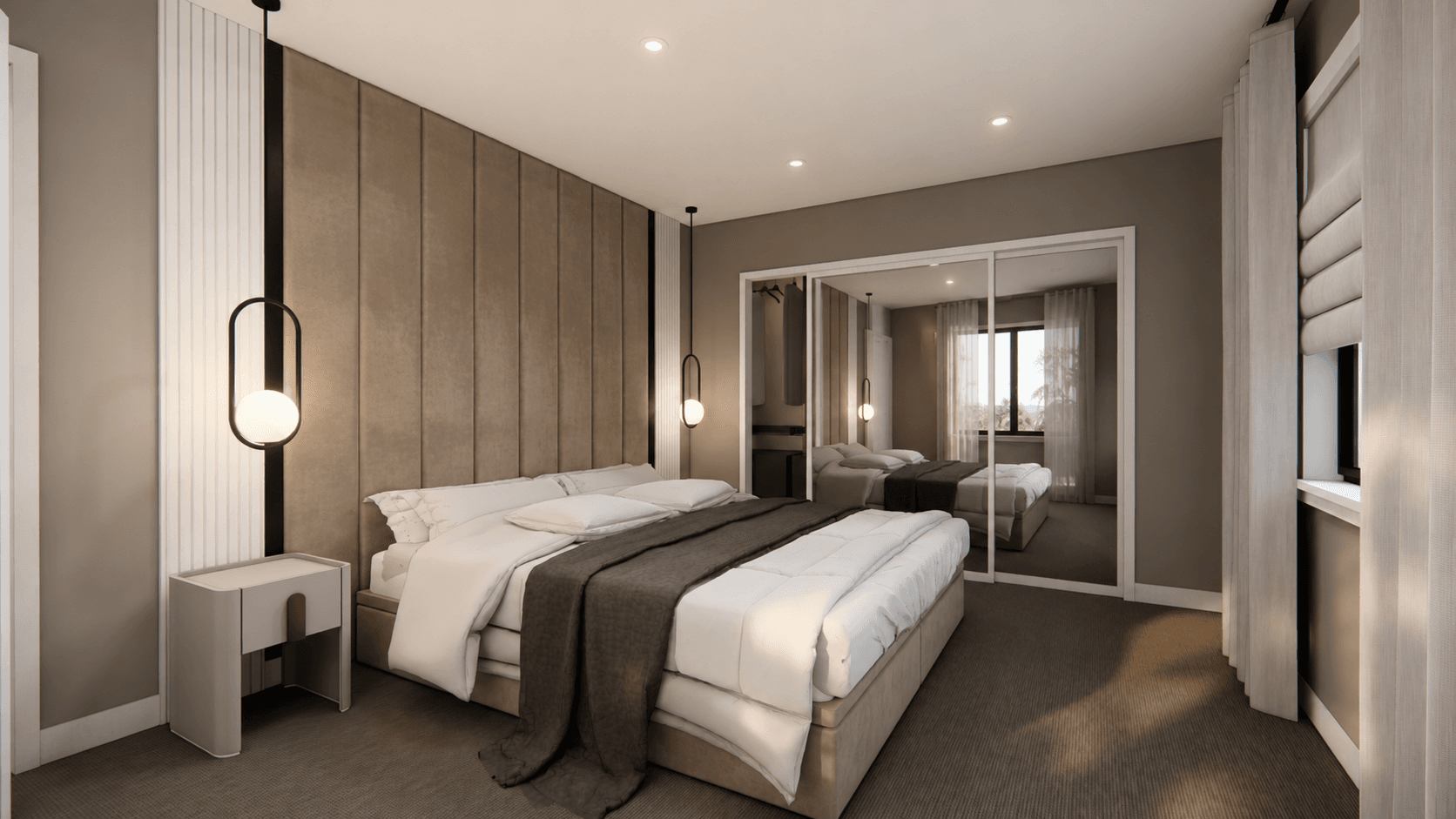 The 1000 — bedroom interior render